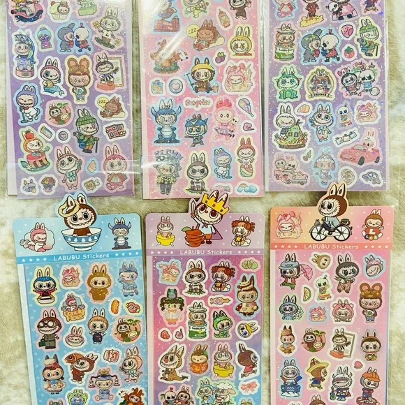 Labubu Sticker Sheets (1 sheet) - Picture 3 of 3